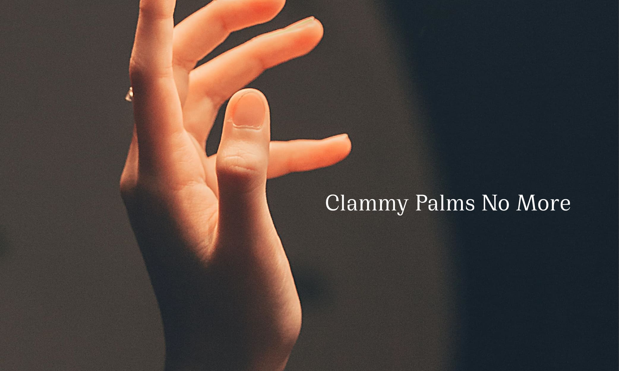 Sweaty Hands, Solved — With a Gentle Deodorant Cream