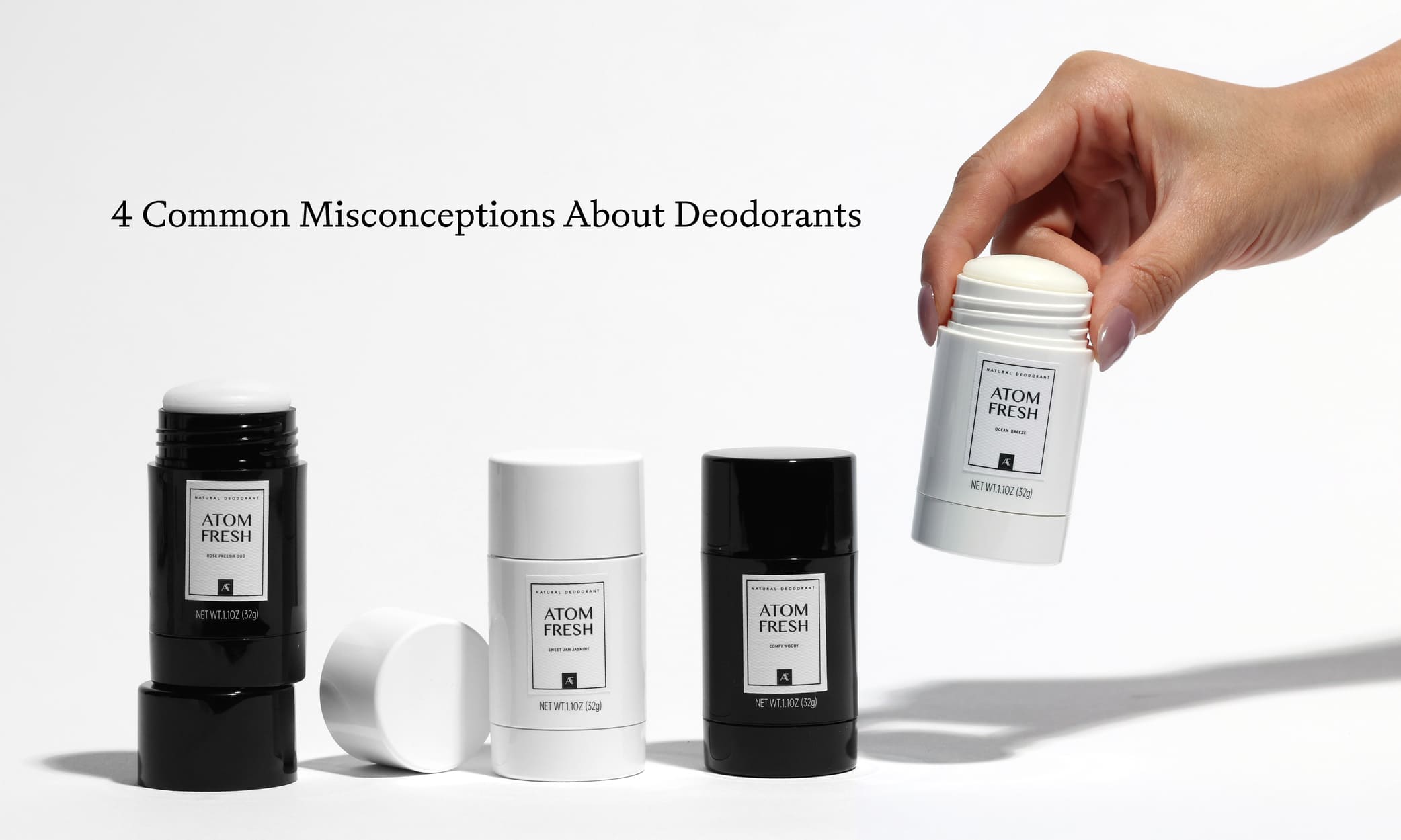 Clearing Up 4 Misconceptions About Deodorants—With AtomFresh’s Solution