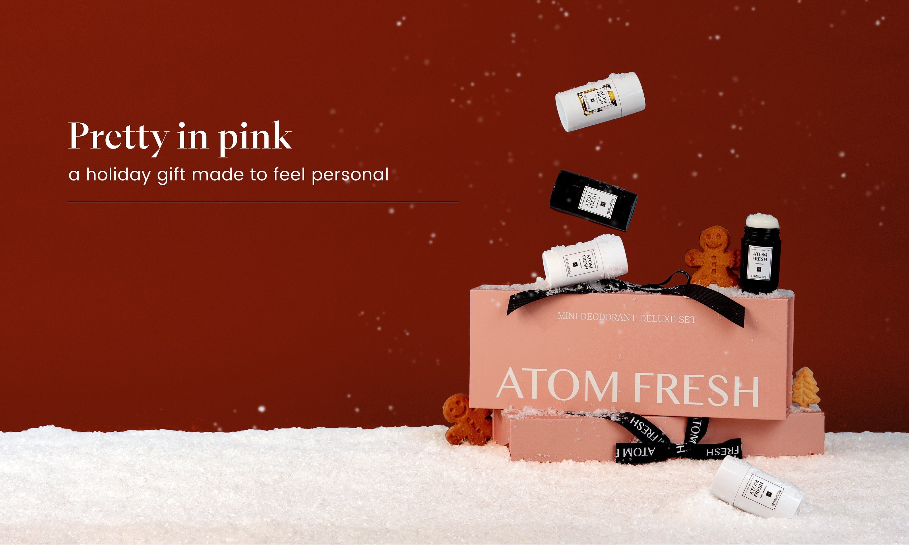 Pretty in Pink: AtomFresh Mini Deodorant Deluxe Set for Festive Cheer