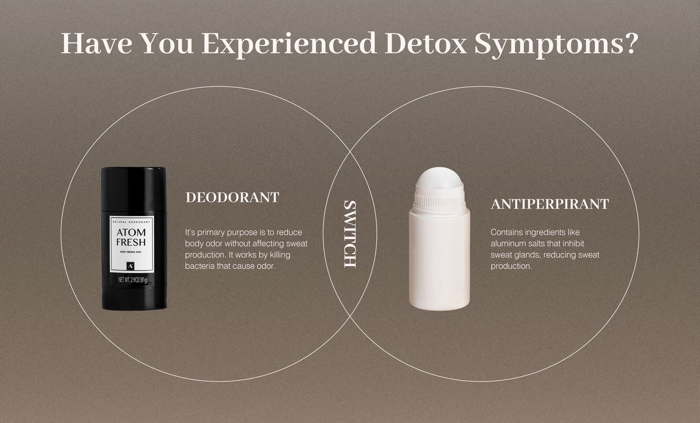 Do You Experience a Detox Period When Switching from Deodorant to Antiperspirant?