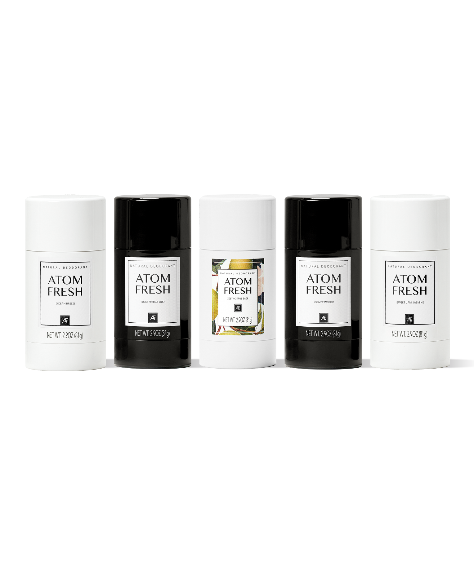 AtomFresh Deodorant Quintet