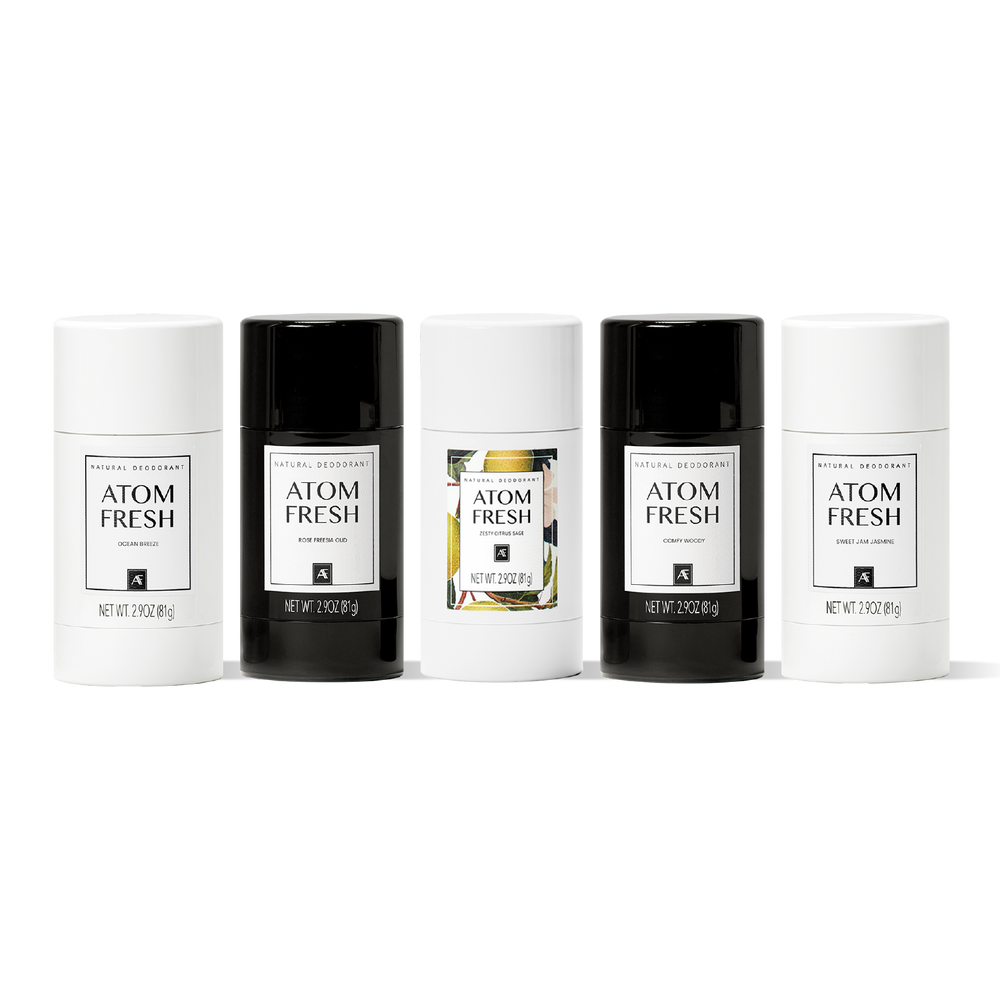 Deodorant Quintet - Aluminum Free Natural Deodorant Set | Atomfresh