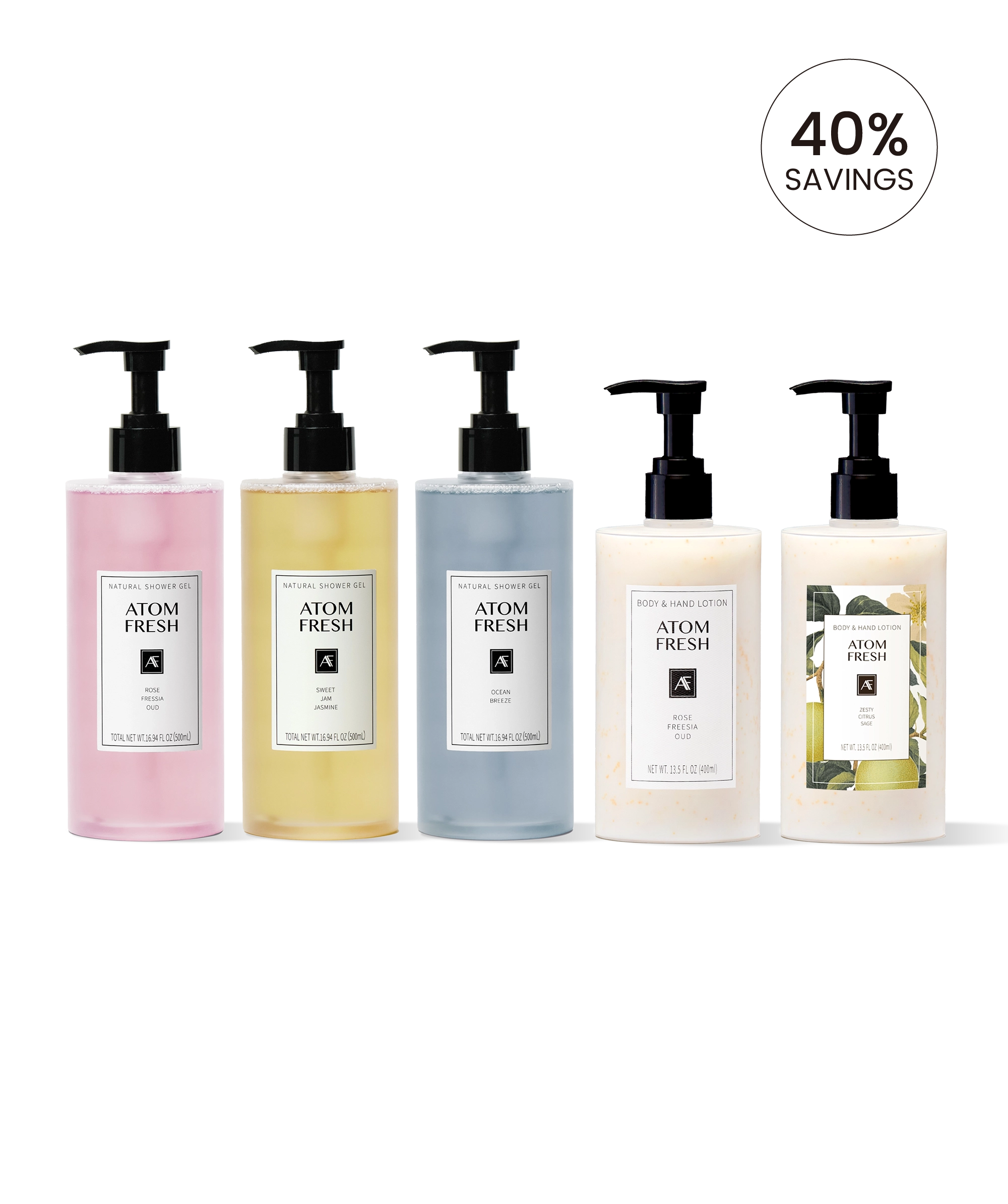AtomFresh Body Care Quintet