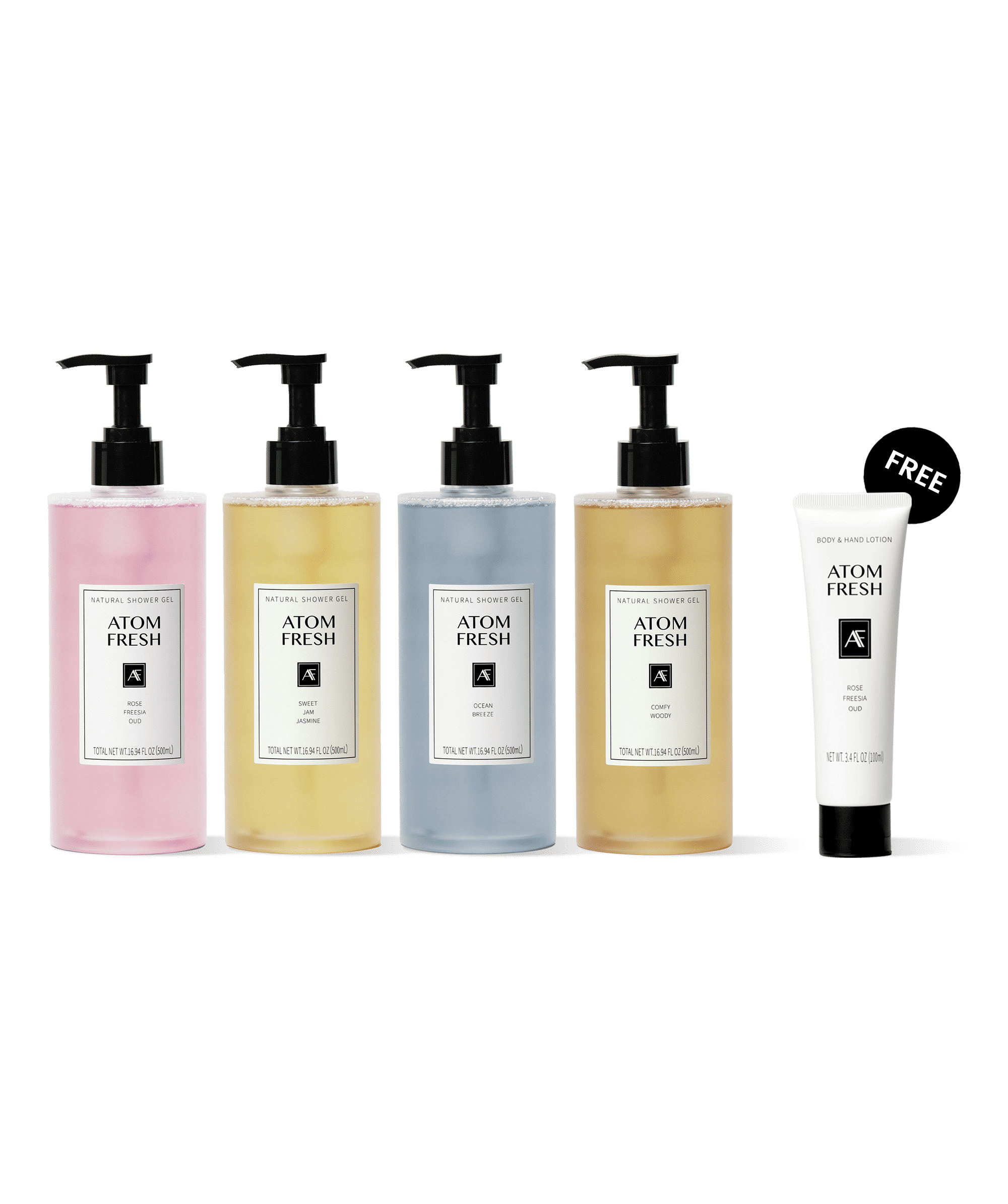 AtomFresh Body Wash Quartet