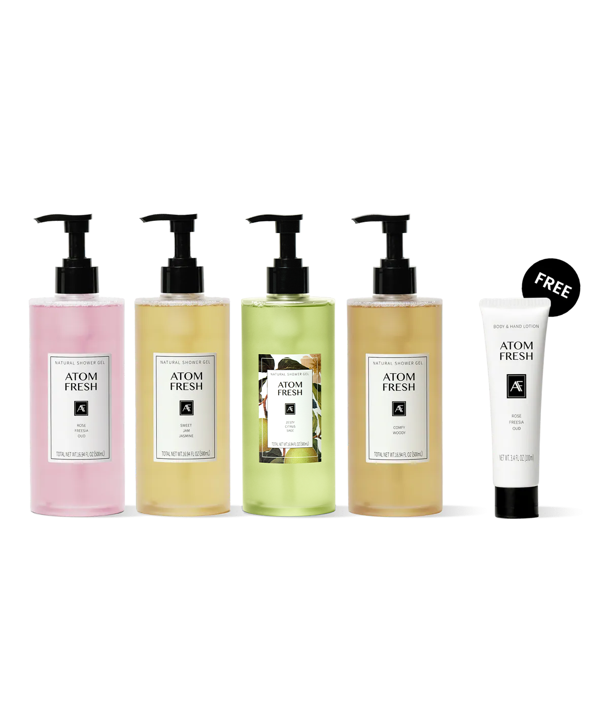 AtomFresh Body Wash Quartet