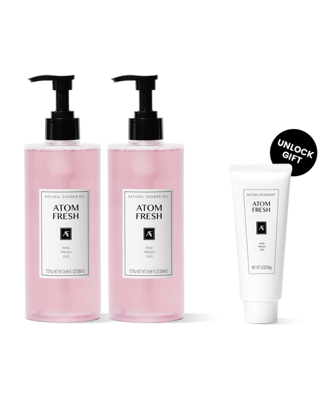 AtomFresh Best Seller Body Wash Duo - Rose Freesia Oud