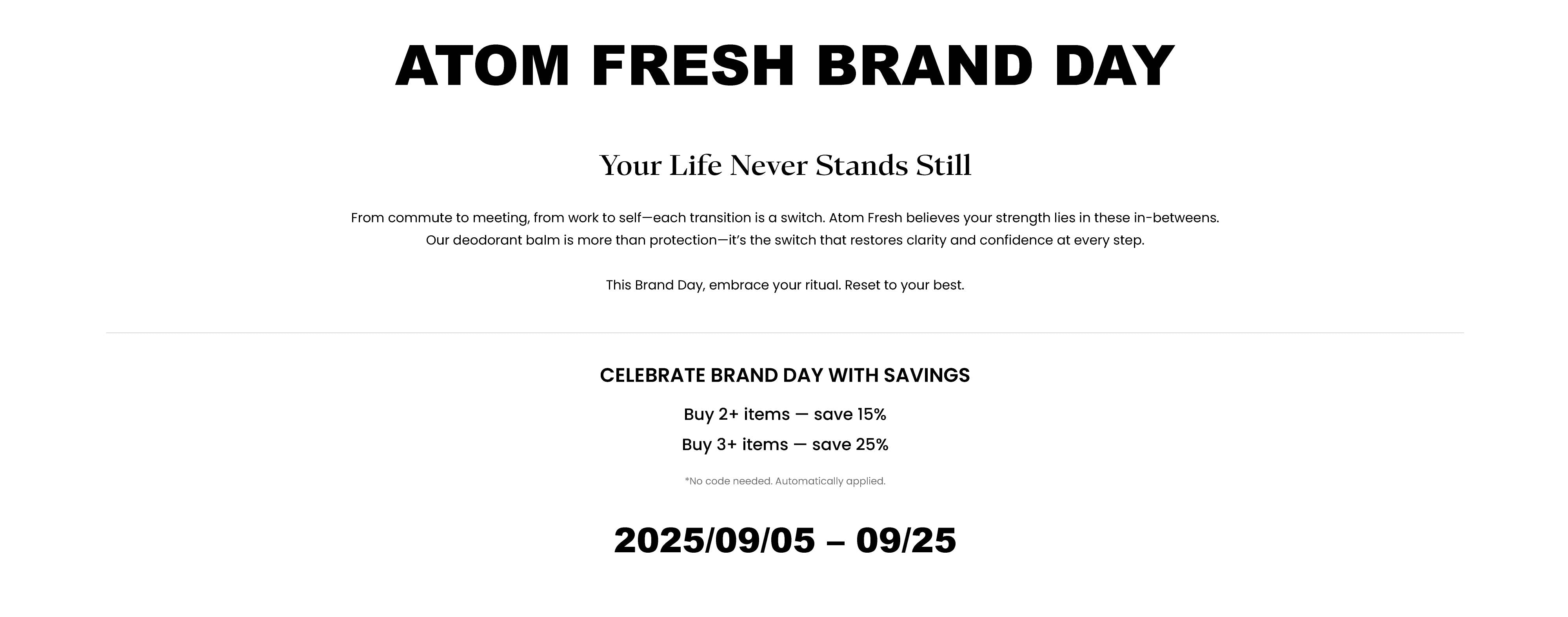 AtomFresh Life