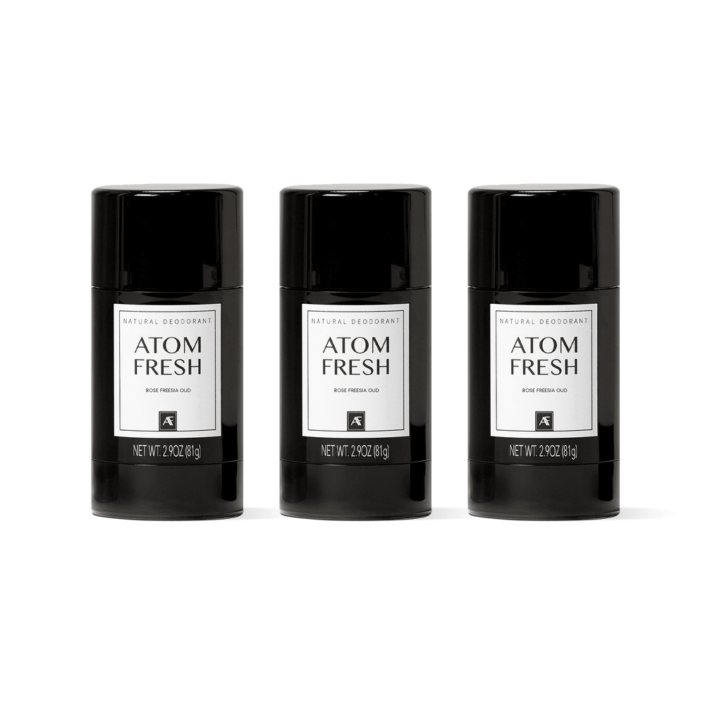 AtomFresh Deodorant Trio Set – 72-Hour Freshness, Natural & Luxurious