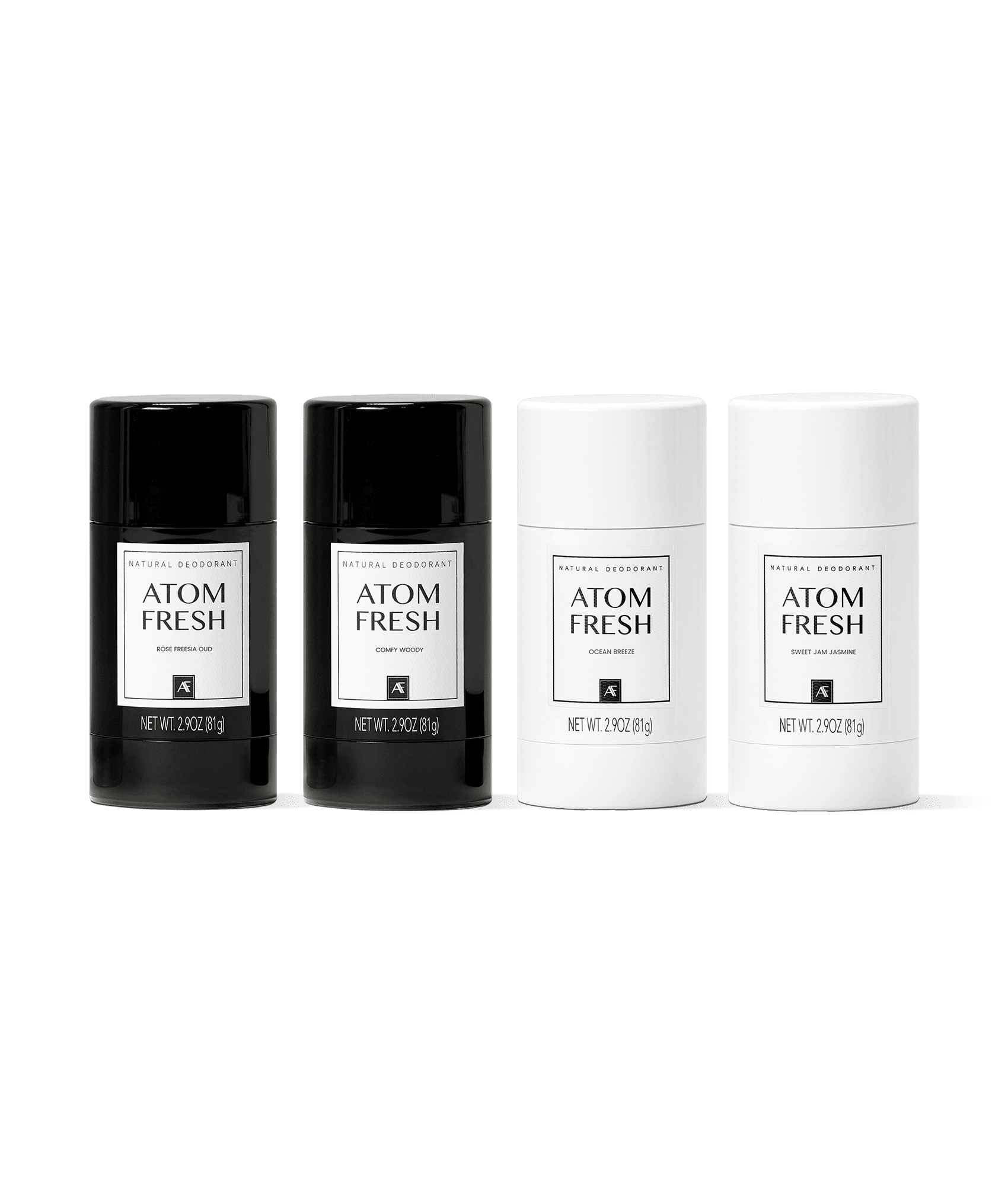 AtomFresh Deodorant Quartet