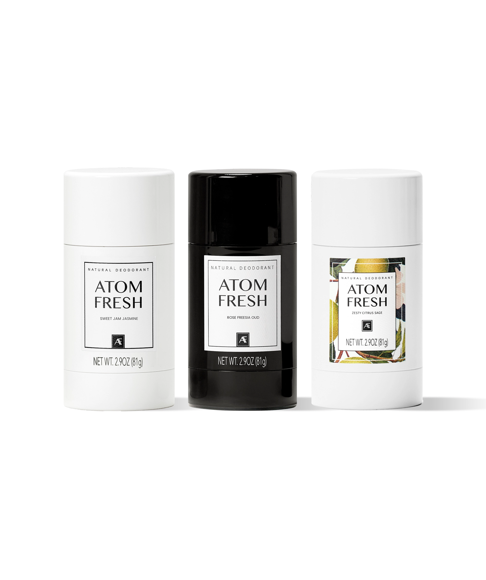 AtomFresh Deodorant Mixed Trio