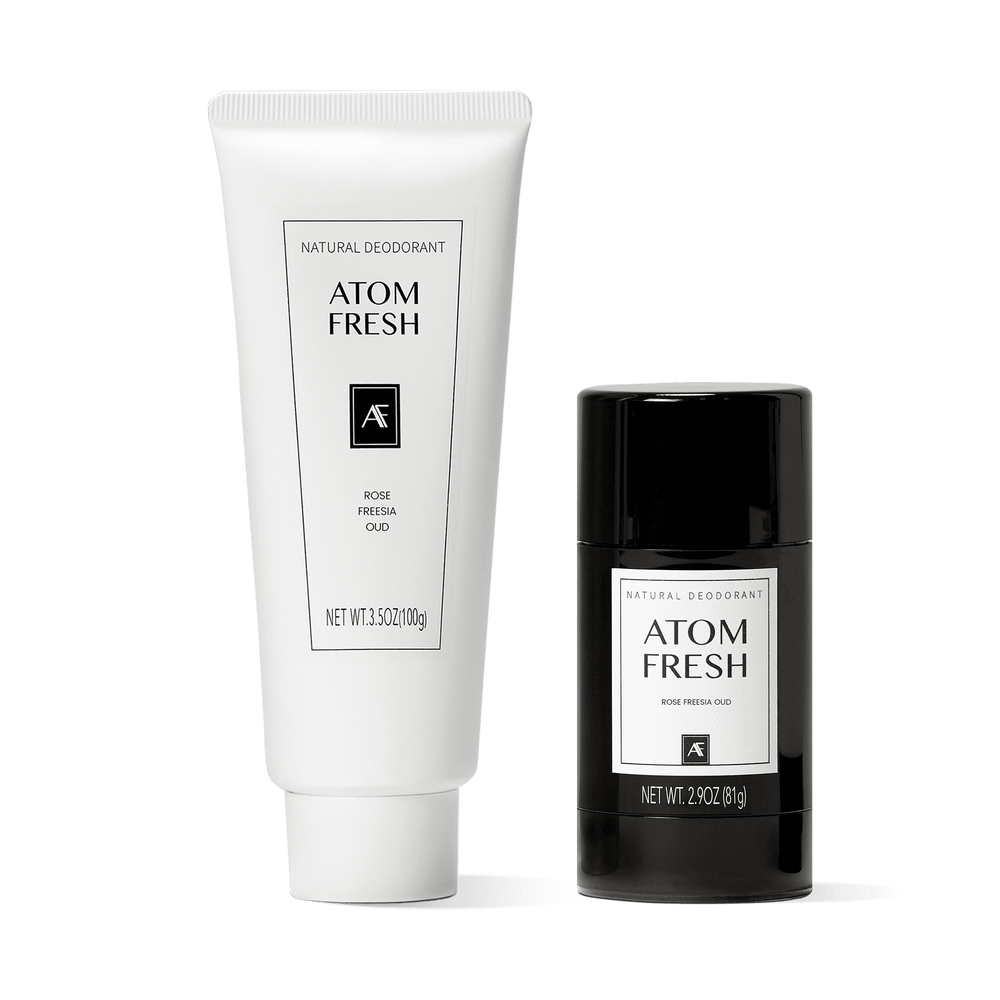 AtomFresh Deodorant Balm & Cream for 72H Freshness - Deo Texture Duo