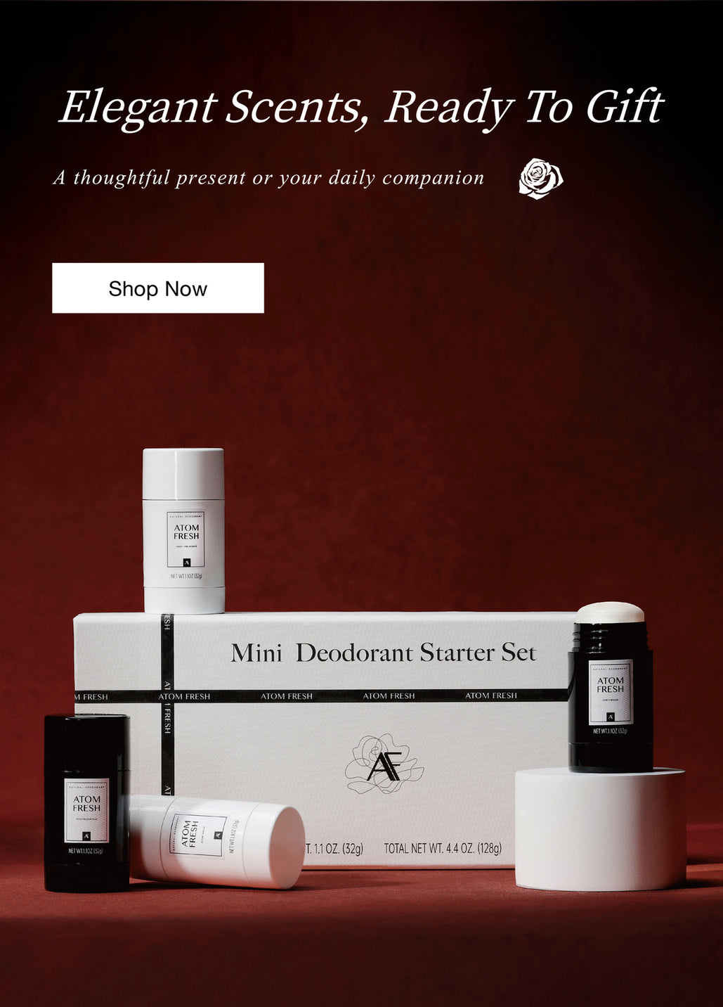 AtomFresh Mini Deodorant Starter Set