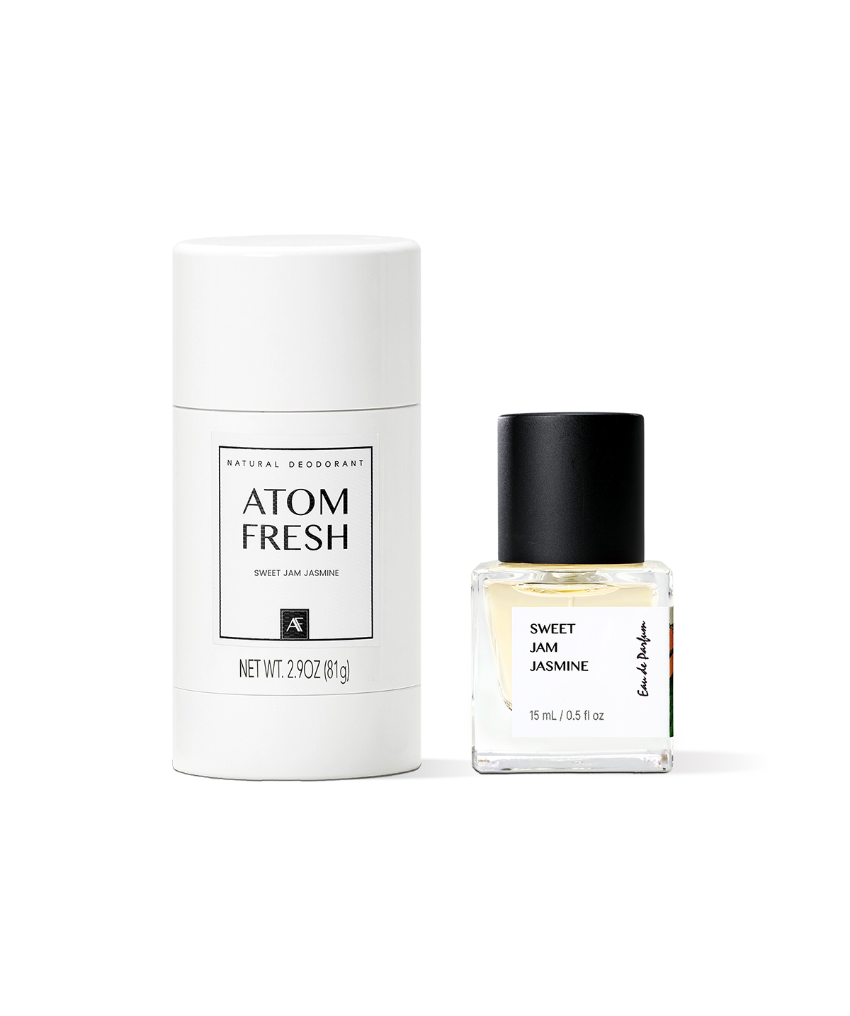 Natural Aluminum Free Deodorant & Eau de Parfum Trial Set | Atom Fresh