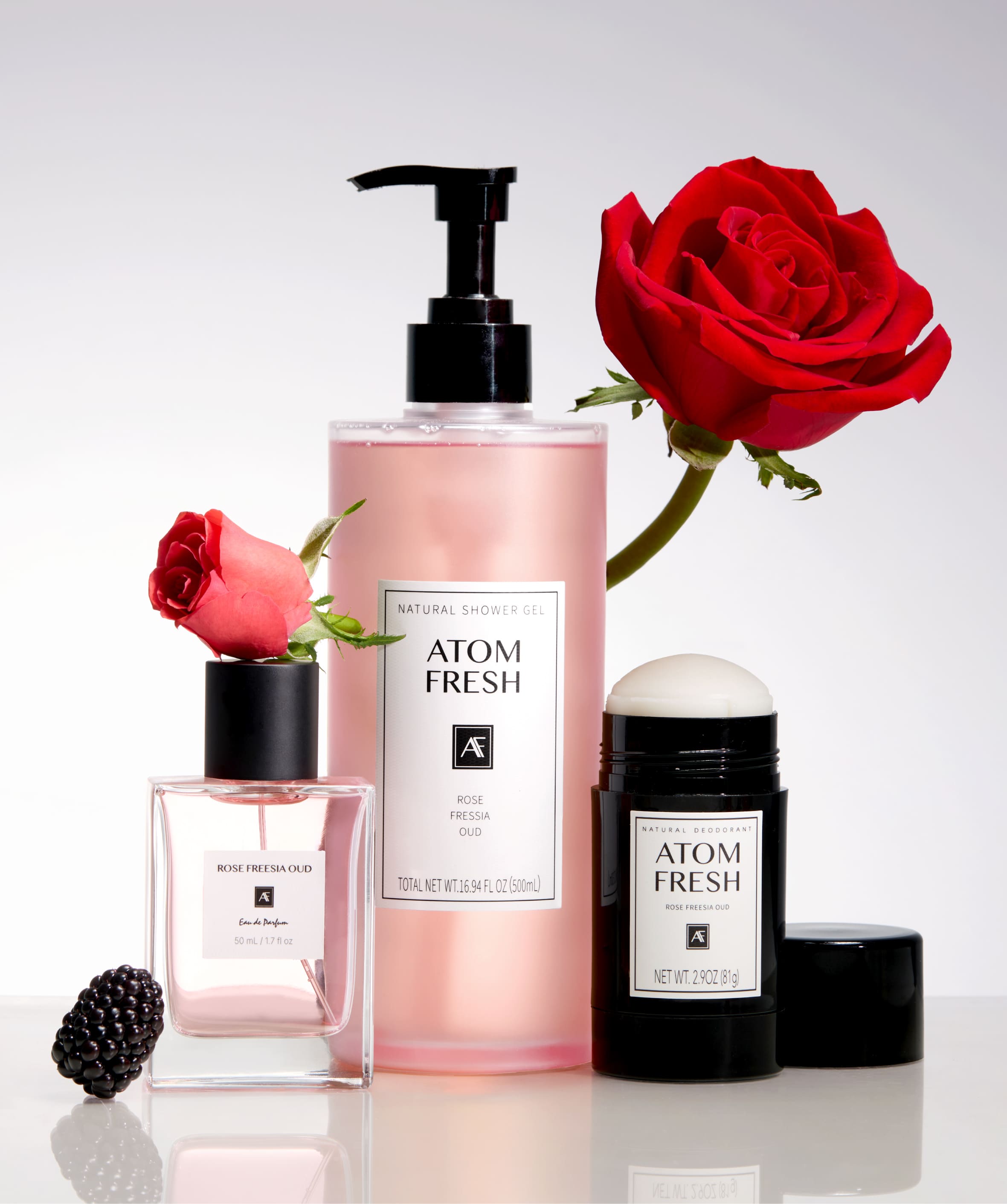 Sulfate-Free Wash and Deo with Clean Perfume Routine | Atom Fresh